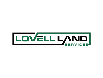 Lovell Land Services logo design by oke2angconcept