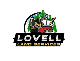 Lovell Land Services logo design by PrimalGraphics