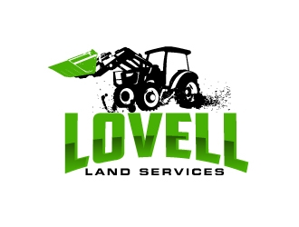 Lovell Land Services logo design by AamirKhan