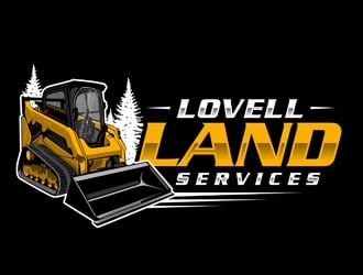 Lovell Land Services logo design by DreamLogoDesign