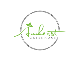 Amherst Greenhouse logo design by salis17