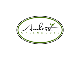 Amherst Greenhouse logo design by jancok