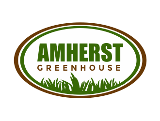 Amherst Greenhouse logo design by Girly