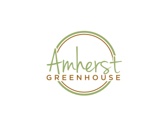 Amherst Greenhouse logo design by bricton