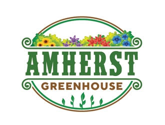 Amherst Greenhouse logo design by Roma