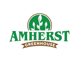 Amherst Greenhouse logo design by Roma