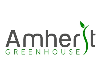 Amherst Greenhouse logo design by MonkDesign