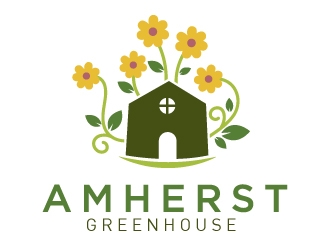 Amherst Greenhouse logo design by MonkDesign