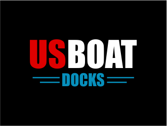 US BOAT DOCKS logo design by Girly