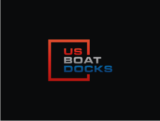 US BOAT DOCKS logo design by bricton