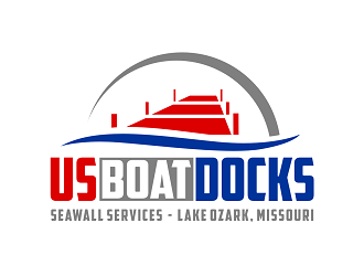 US BOAT DOCKS logo design by haze