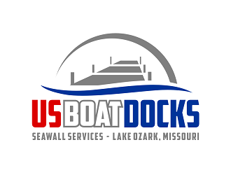 US BOAT DOCKS logo design by haze