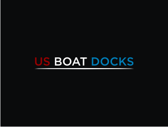 US BOAT DOCKS logo design by logitec