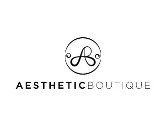 The Aesthetic Boutique logo design by hwkomp