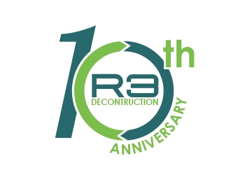 R3 Decsontruction logo design by MarkindDesign