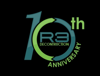 R3 Decsontruction logo design by MarkindDesign