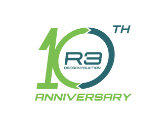 R3 Decsontruction logo design by graphicstar