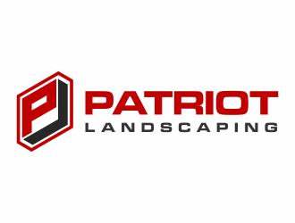 Patriot Landscaping logo design by santrie