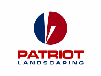 Patriot Landscaping logo design by santrie