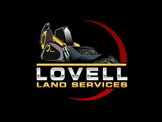 Lovell Land Services logo design by PrimalGraphics