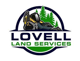 Lovell Land Services logo design by PrimalGraphics