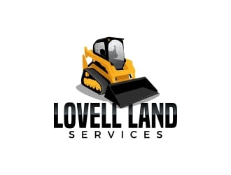 Lovell Land Services logo design by naldart