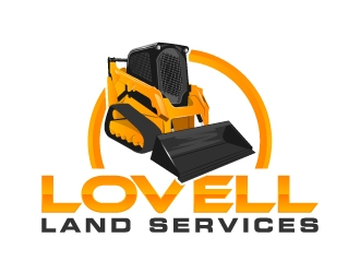 Lovell Land Services logo design by LogOExperT