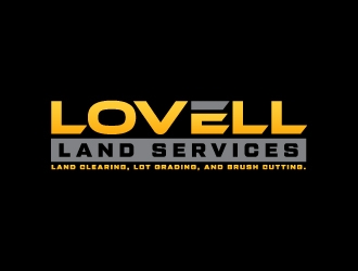 Lovell Land Services logo design by Erasedink