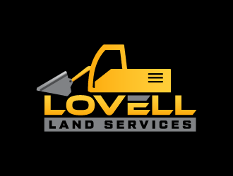 Lovell Land Services logo design by Erasedink