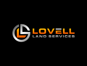 Lovell Land Services logo design by ubai popi