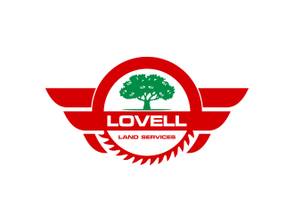 Lovell Land Services logo design by N3V4