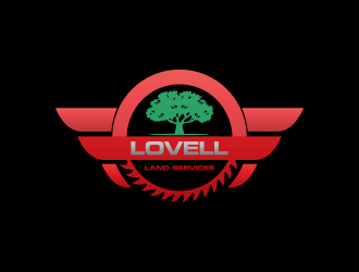 Lovell Land Services logo design by N3V4