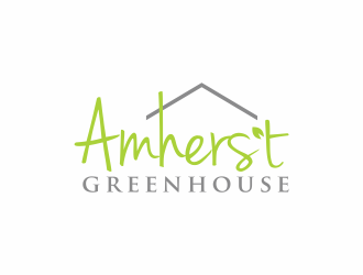 Amherst Greenhouse logo design by checx