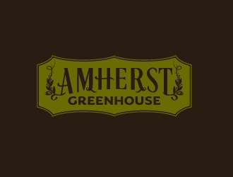 Amherst Greenhouse logo design by josephope