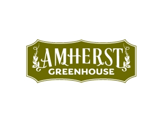 Amherst Greenhouse logo design by josephope