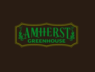 Amherst Greenhouse logo design by josephope