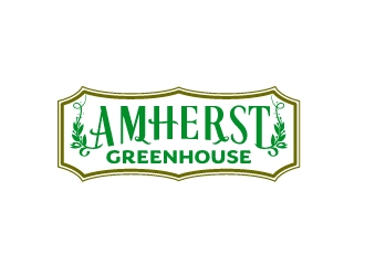 Amherst Greenhouse logo design by josephope