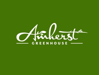 Amherst Greenhouse logo design by josephope