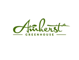 Amherst Greenhouse logo design by josephope