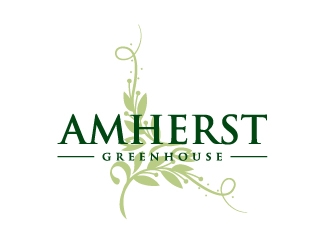 Amherst Greenhouse logo design by josephope