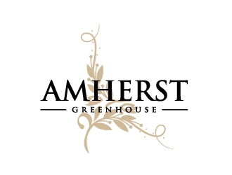 Amherst Greenhouse logo design by josephope