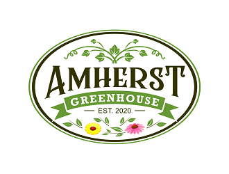 Amherst Greenhouse logo design by haze