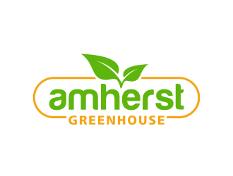 Amherst Greenhouse logo design by Panara