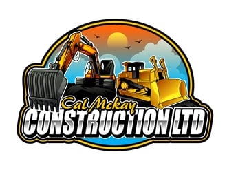 Cal Mckay Construction LTD logo design by DreamLogoDesign