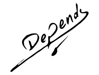 Depends  logo design by p0peye