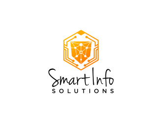 Smart Info Solutions logo design by N3V4