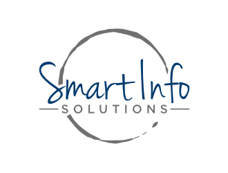 Smart Info Solutions logo design by puthreeone