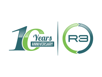 R3 Decsontruction logo design by graphicstar