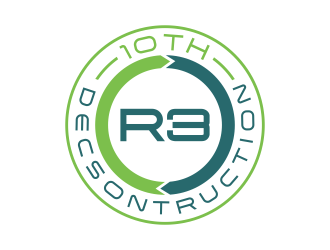 R3 Decsontruction logo design by ubai popi