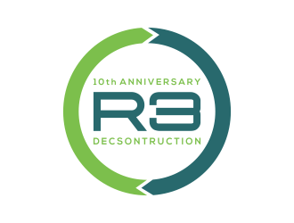 R3 Decsontruction logo design by ubai popi